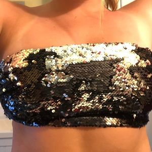 Sequence Bandeau crop top